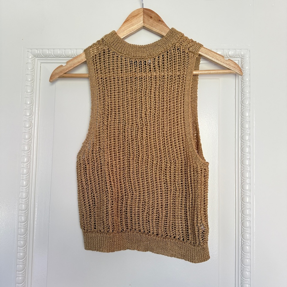 Mango Knitted Racer Back Tank - Picture 6 of 8
